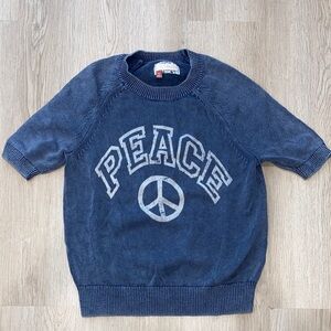 Pilcro Navy Knit Sweater